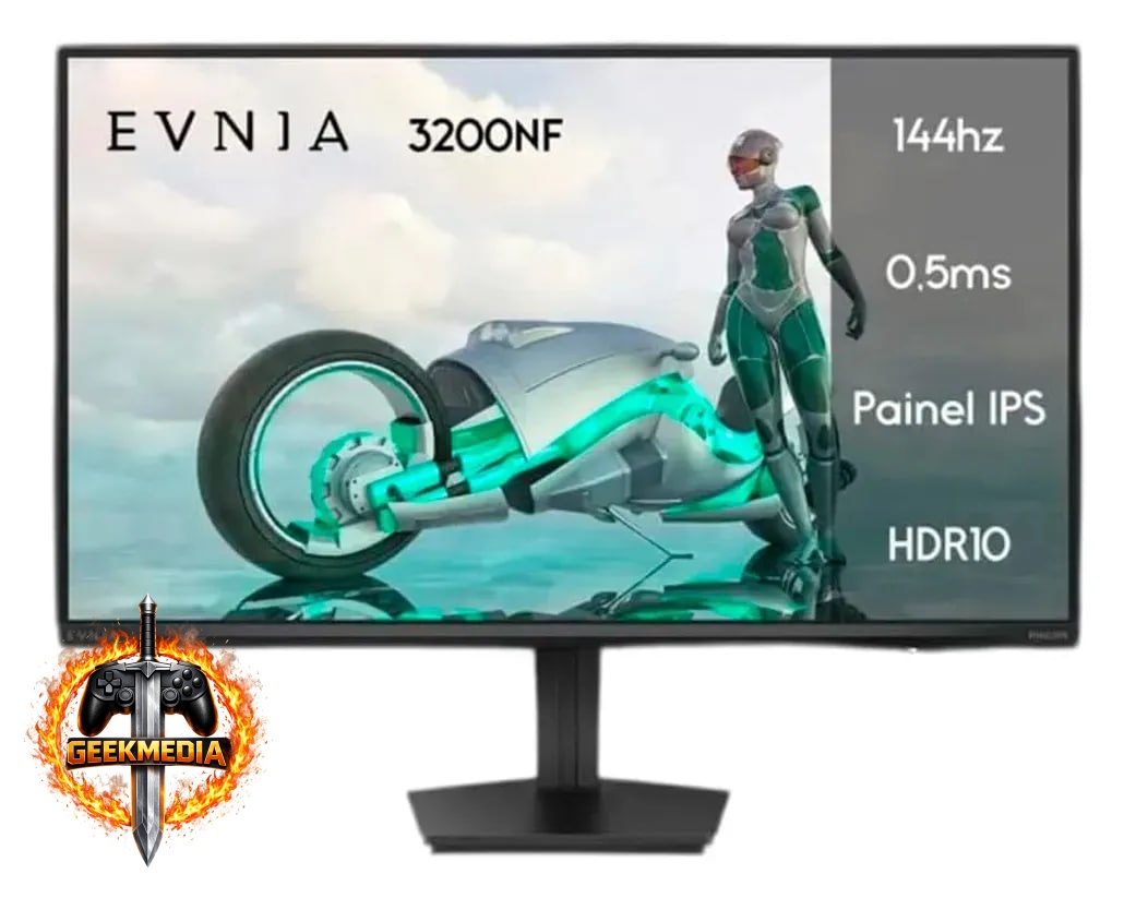 Monitor Gamer Philips Evnia 27'' IPS 144Hz 0.5ms FHD