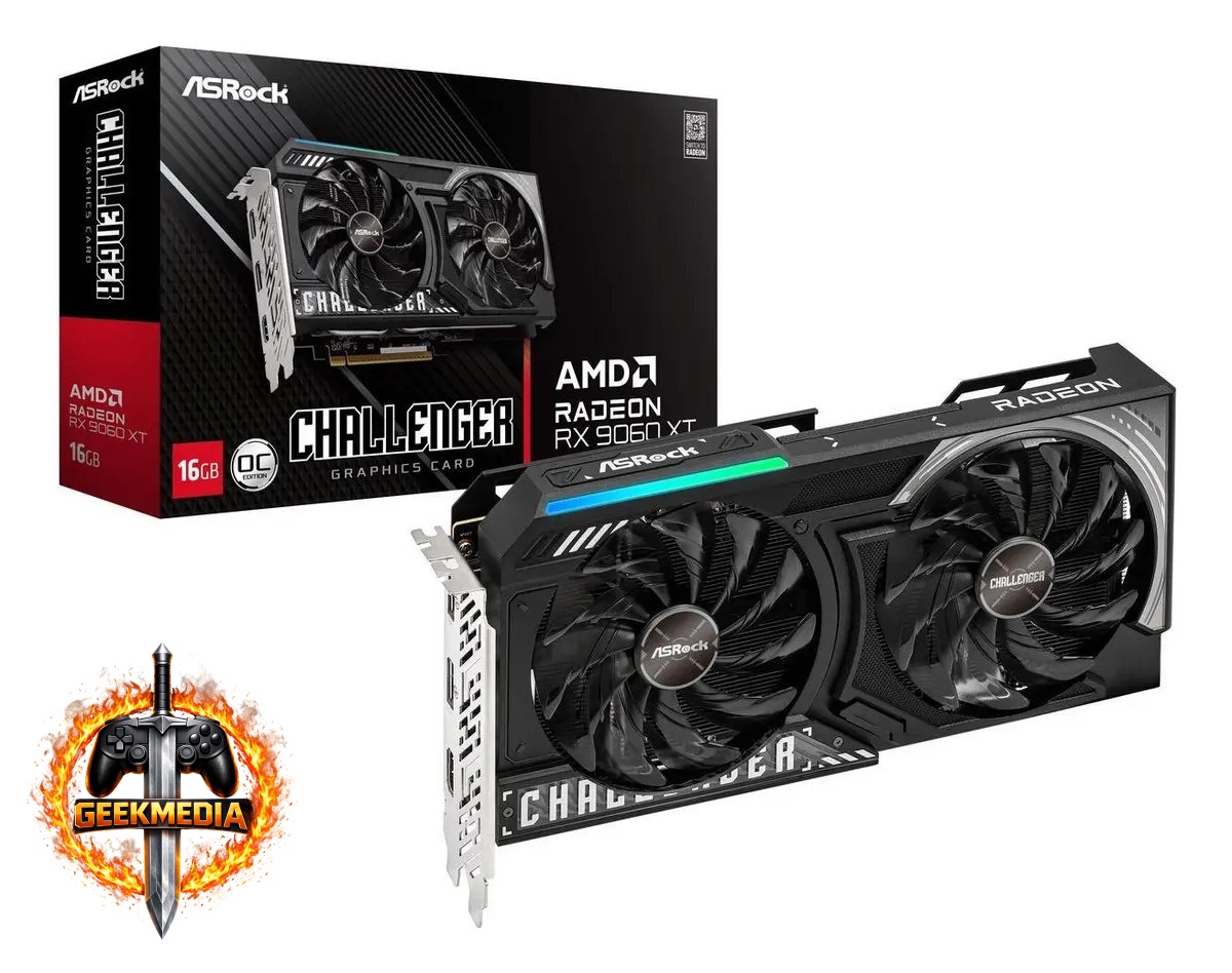 Asrock Placa De Vídeo Radeon RX9060XT 16gb Gddr6