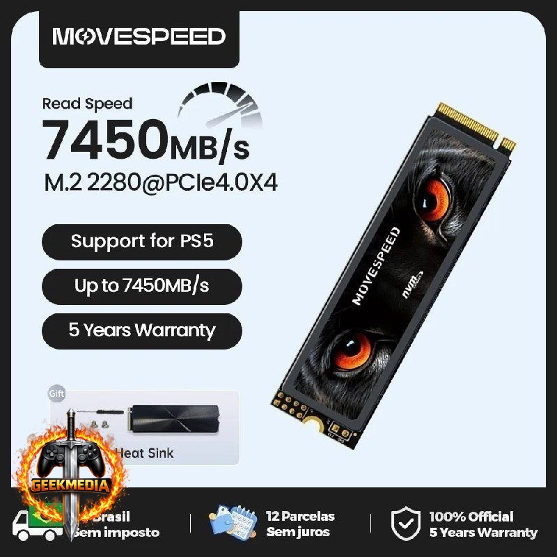 SSD NVMe M.2 1TB Movespeed