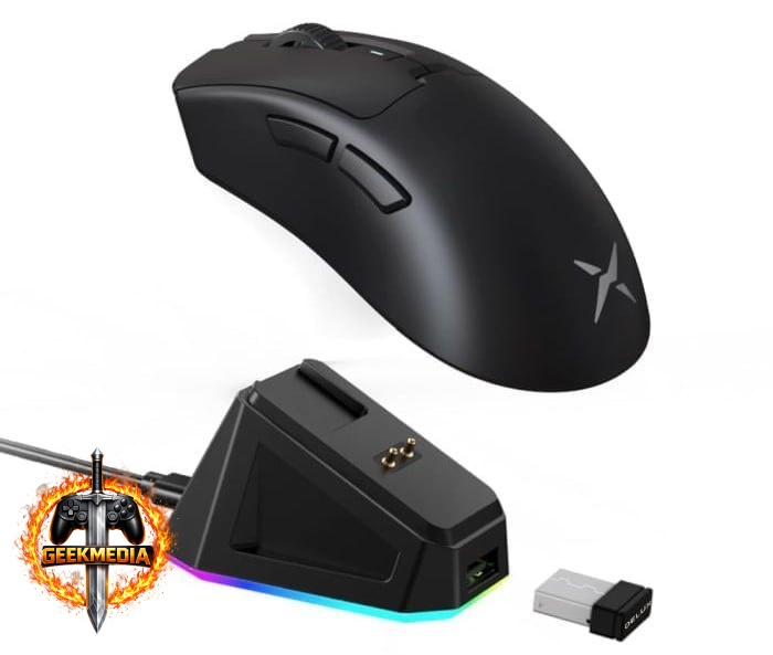 Mouse Gamer Delux M900 Pro com Dock de Carregamento