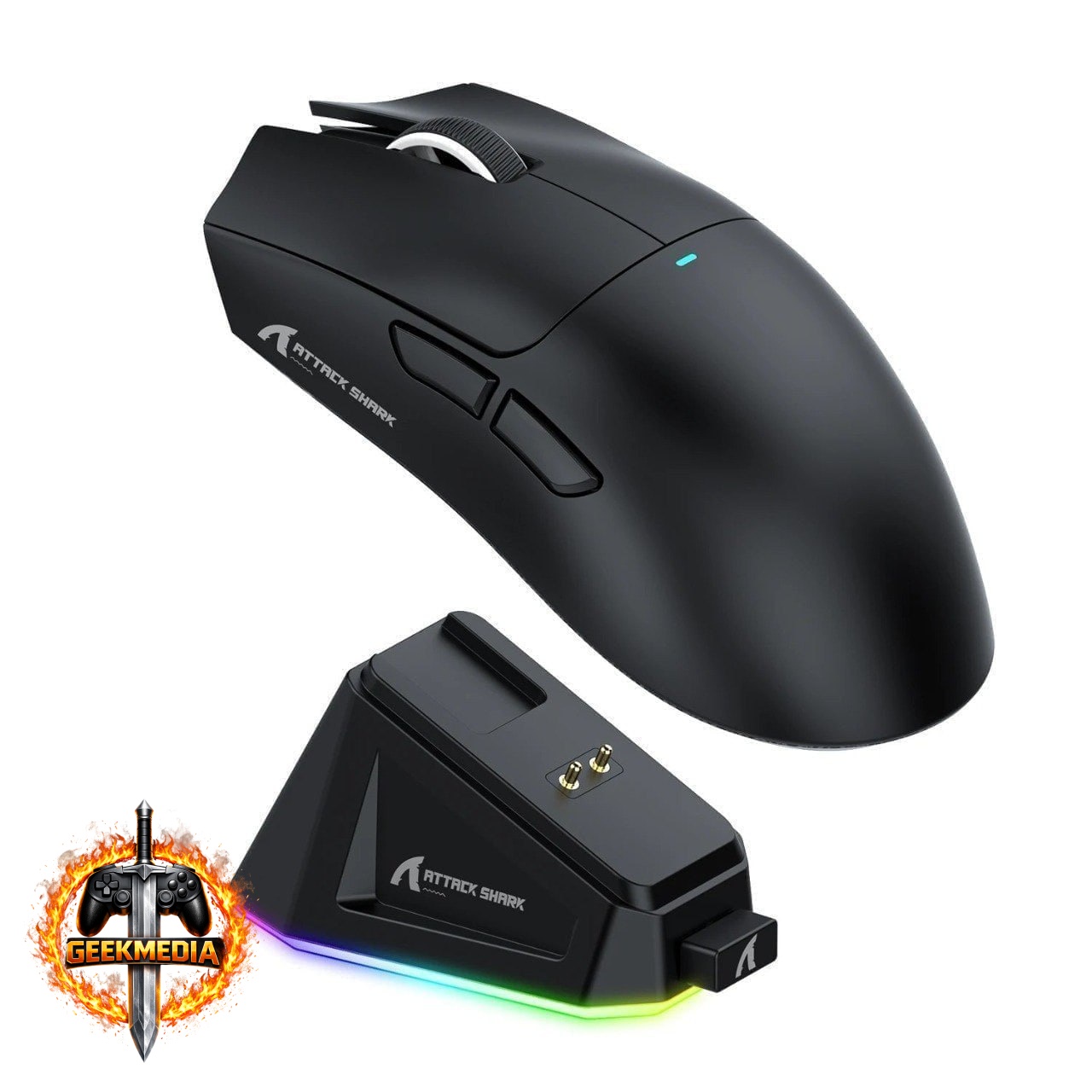 Mouse Sem Fio Attack Shark X11 com Dock
