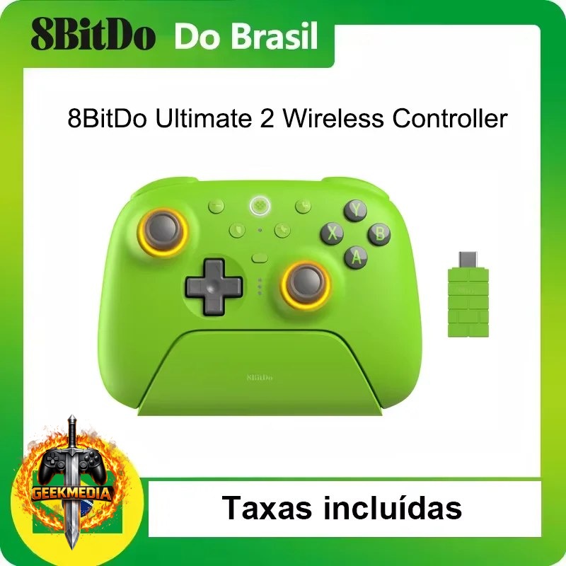 Controle 8BitDo Sem Fio Ultimate 2 Tmr