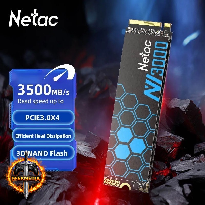 SSD NVME Netac 3500mbs Gen3