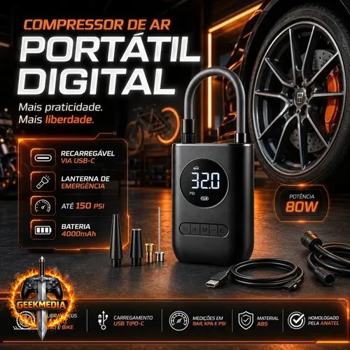 Mini Compressor Portátil B&G