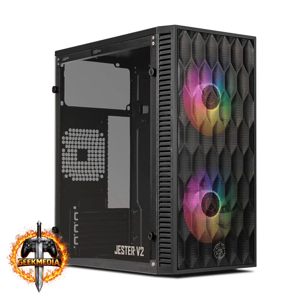 Gabinete Gamer TGT Jester V2 Rainbow Mini-Tower