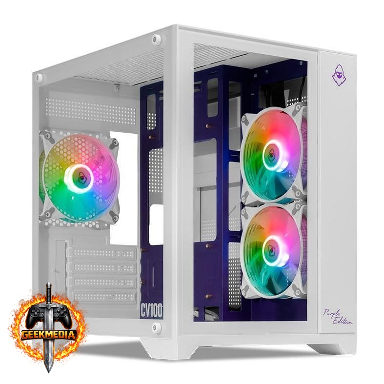 Gabinete Gamer Mancer CV100 Purple Edition
