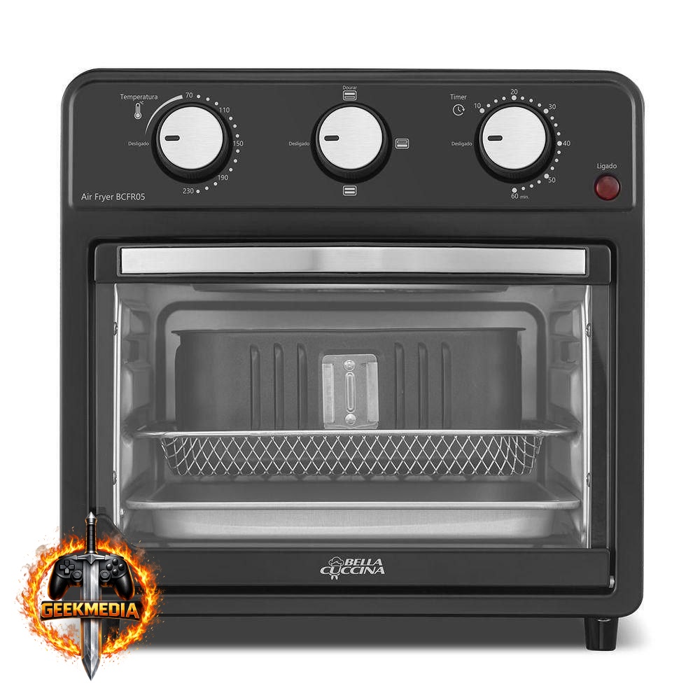 Air Fryer Oven Britânia 12L Bella Cuccina 1500W BCFR05