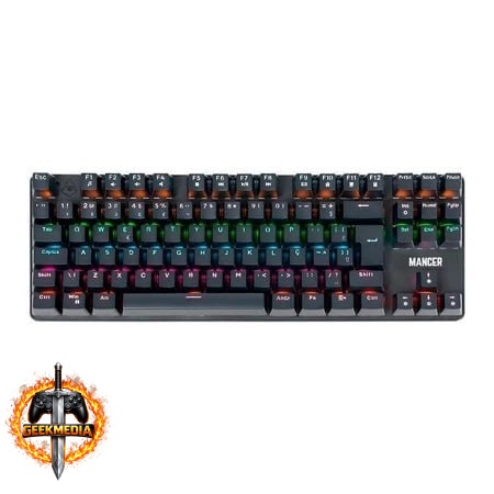 Teclado Mecânico Mancer Shade Mk3 Rainbow