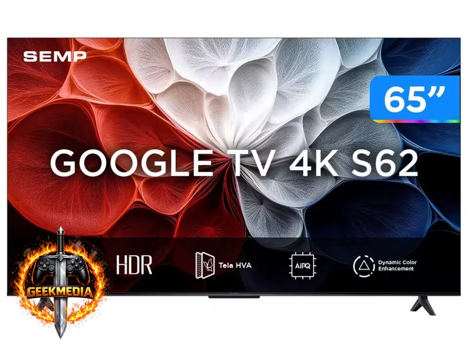 Smart TV TCL 65" 4K UHD Google TV 65S62
