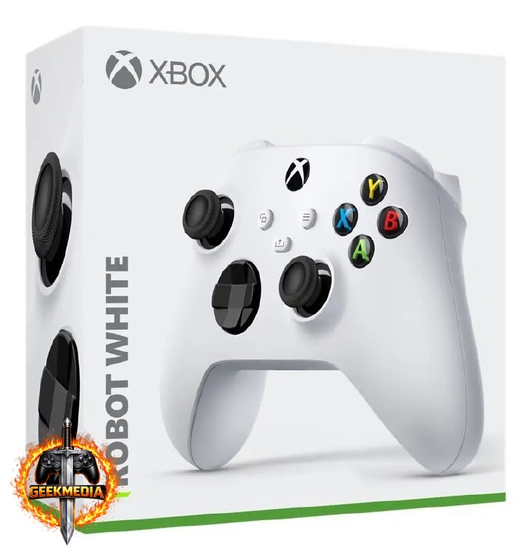 Controle Sem Fio Xbox Series S/X Robot White Branco