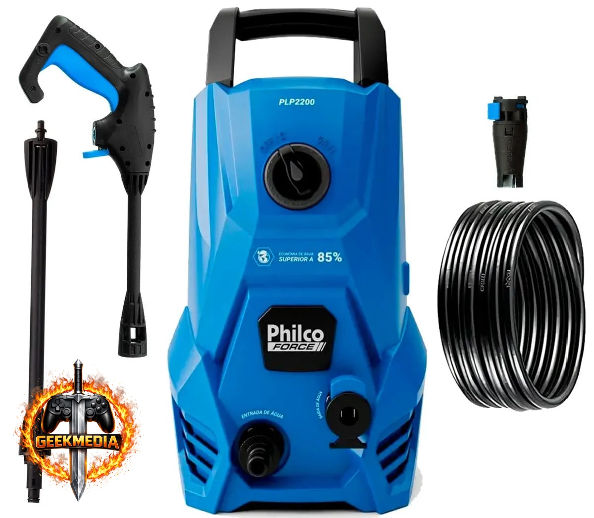 Lavadora De Alta Pressão Jato Compacta Philco Plp2200 1300w