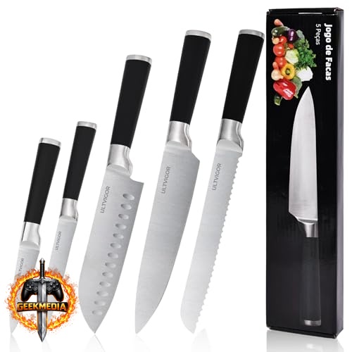 Conjunto de Facas ULTVIGOR 5 Peças