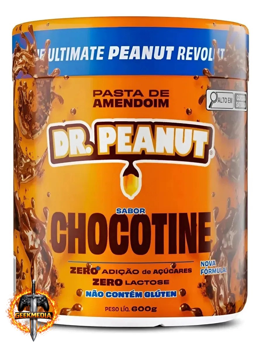 Pasta de Amendoim Dr. Peanut Gourmet Chocotine 600g