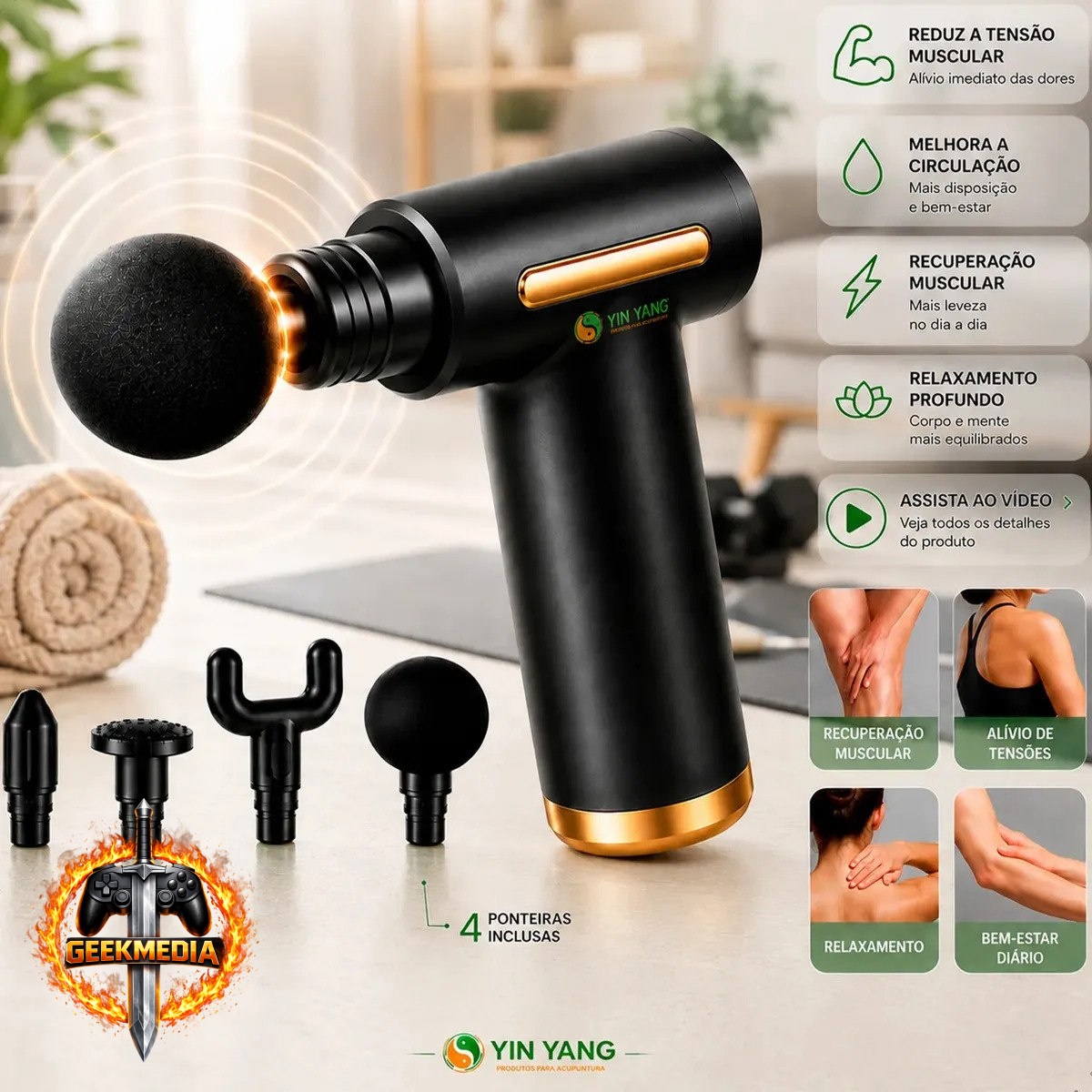 Massageador Corporal Pistola