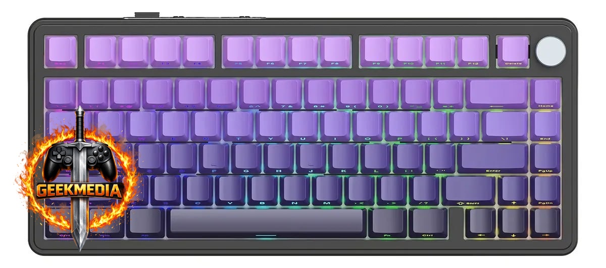 Teclado Mecânico Gamer Sem Fio Attack Shark X85 75%