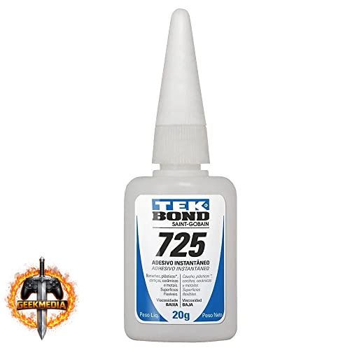 Adesivo Instantâneo TekBond 725 20g com Bico Antientupimento