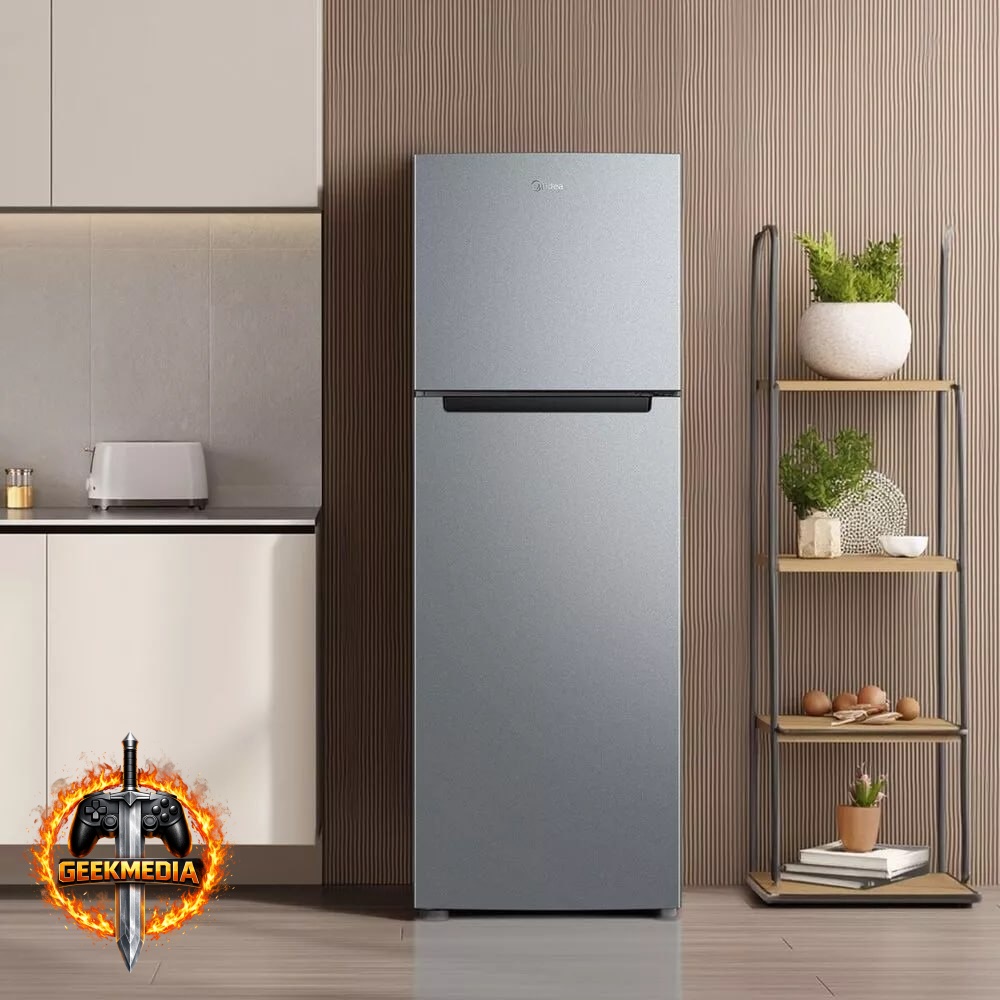 Geladeira Cycle Defrost Duplex 410L Inverter Prata Midea
