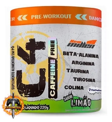 C4 Caffeine Free 220g New Millen - Limão