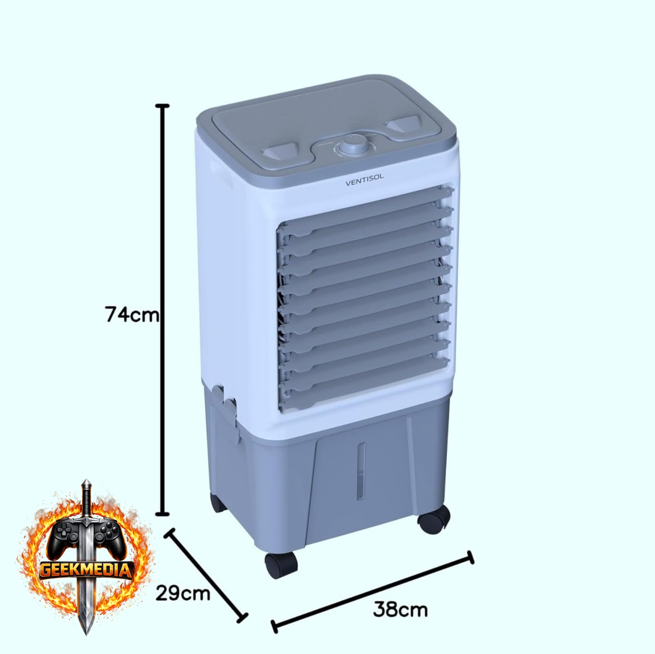 Climatizador Ventisol 16L 127V 130W - Branco/Cinza