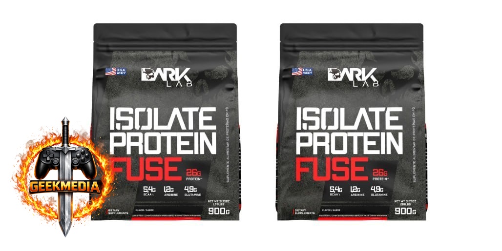 2x Whey Isolate Protein Fuse Refil 900g Dark Lab