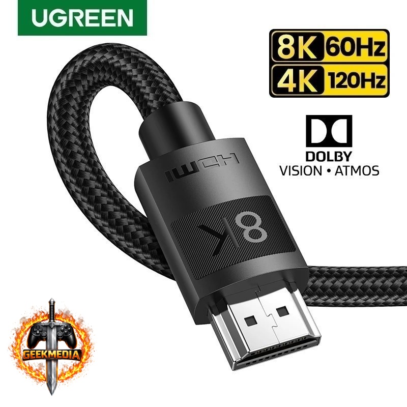 Cabo HDMI 2.1 8K 48Gbps UGREEN 3 Metros