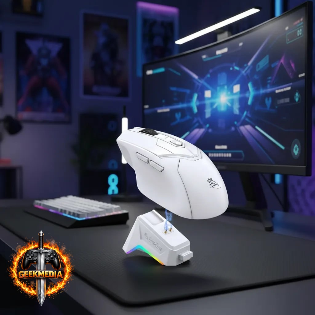 2x Mouse Gamer Sem Fio T8 1000 Hz AW3311