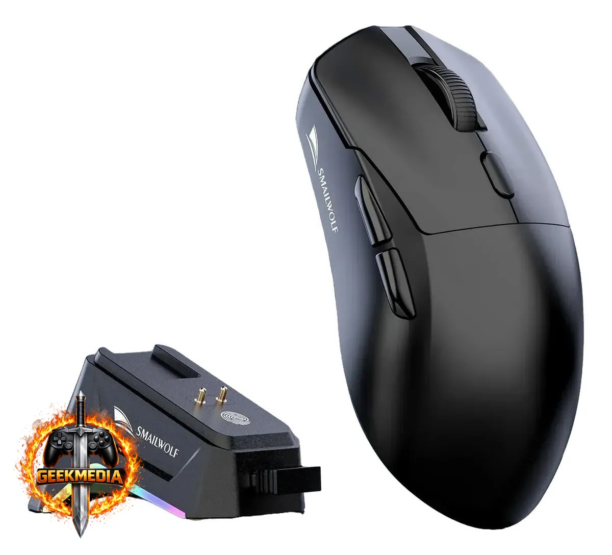 2x Mouse Gamer Sem Fio Smailwolf M3 Tri Mode