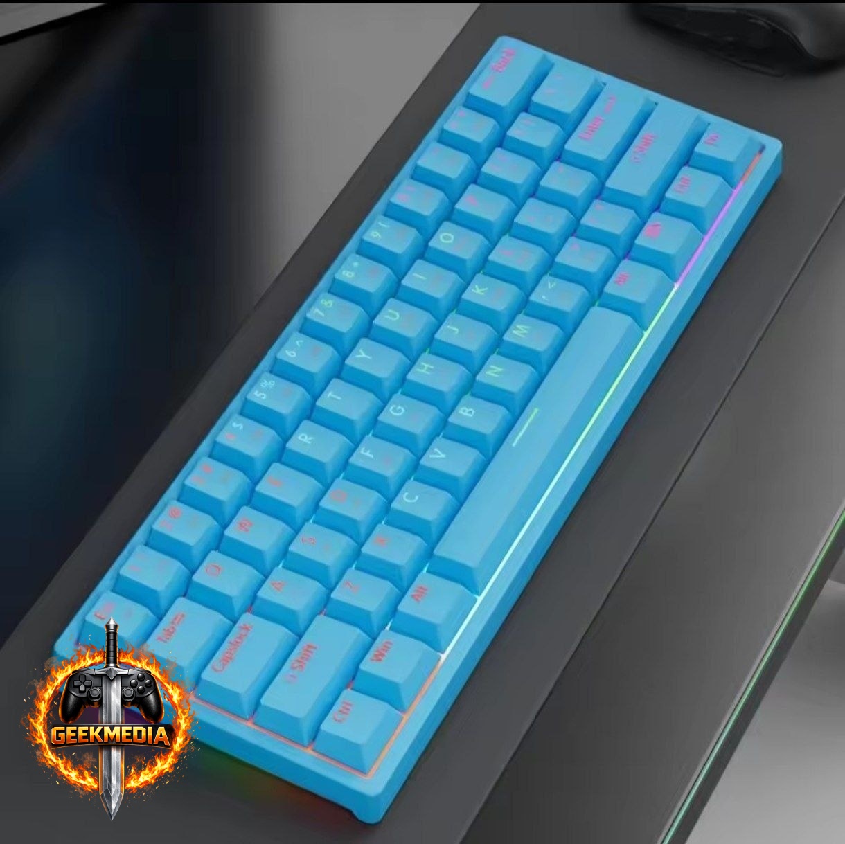 Teclado Mecânico Mucai MK61 RGB Hot Swappable