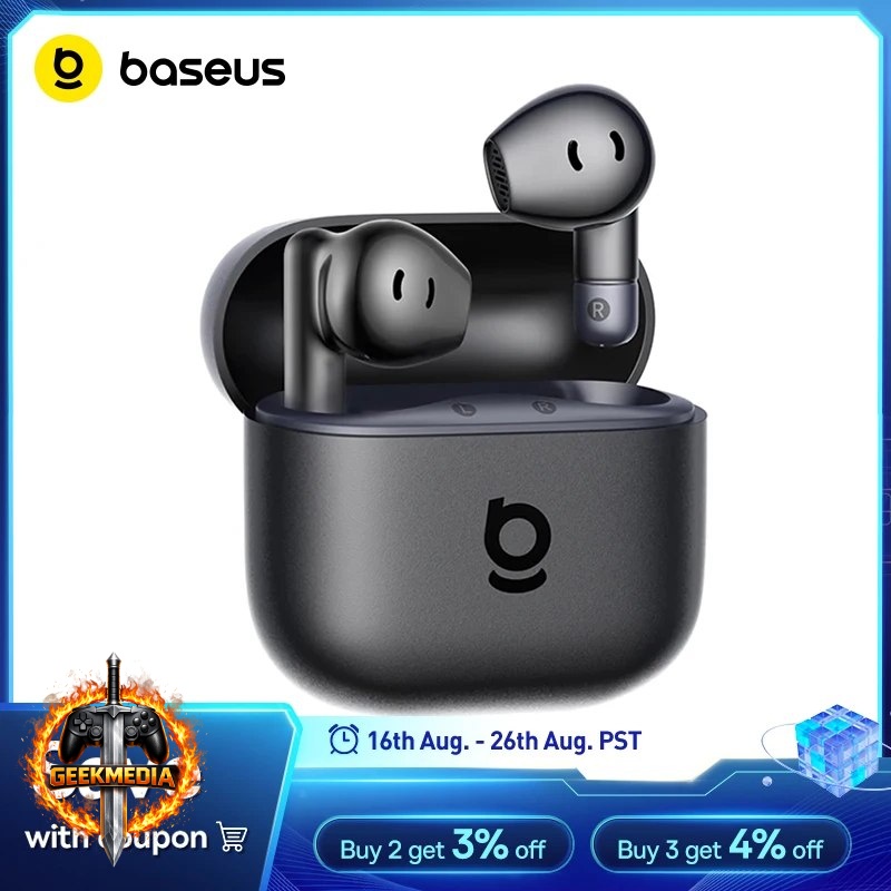 Fone Bluetooth Baseus Bass BS2 Lite TWS