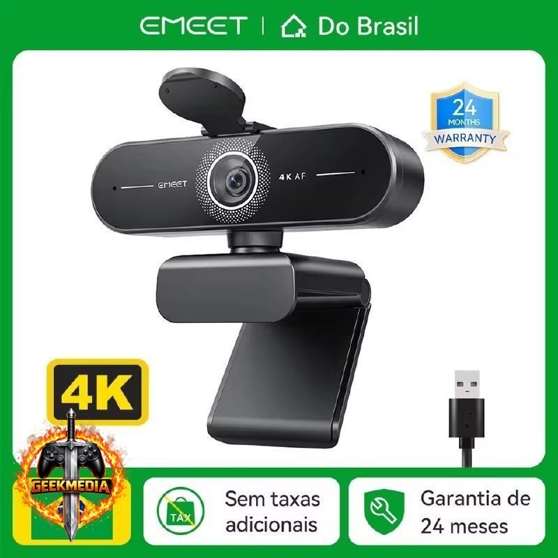 EMEET C60E 4K 30fps Webcam