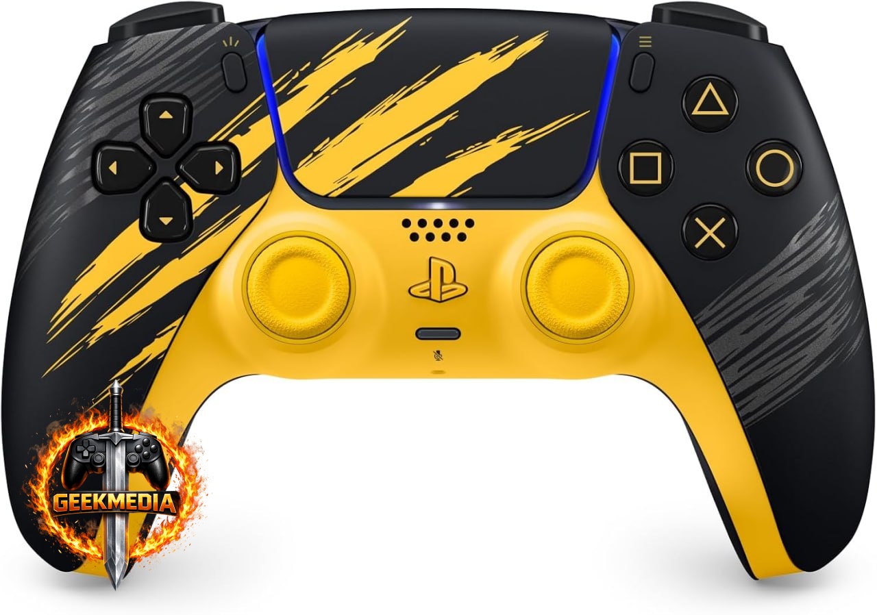 Controle sem fio DualSense Edição Limitada Amarelo Marvel's Wolverine