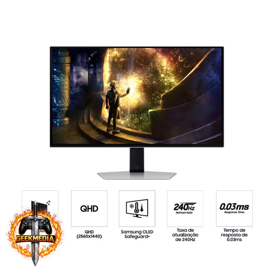 Monitor Gamer Samsung Odyssey OLED G6 27" 240Hz