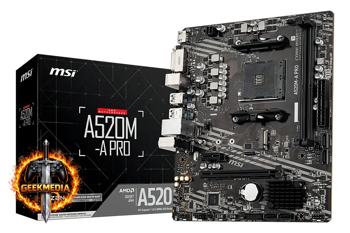 Placa-mãe MSI A520M-A PRO AM4