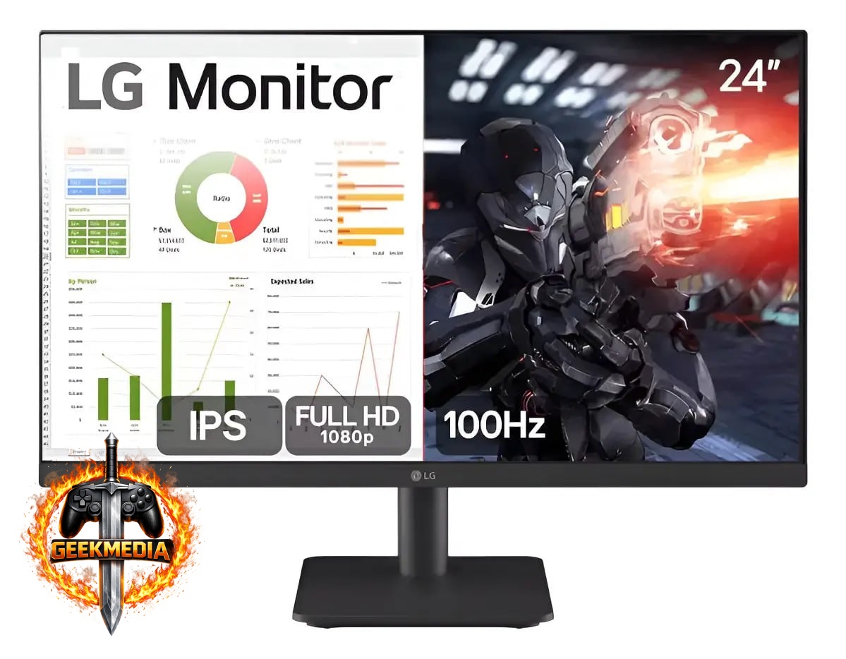 Monitor Gamer LG 24MS500-B 24ms IPS FullHD 100Hz