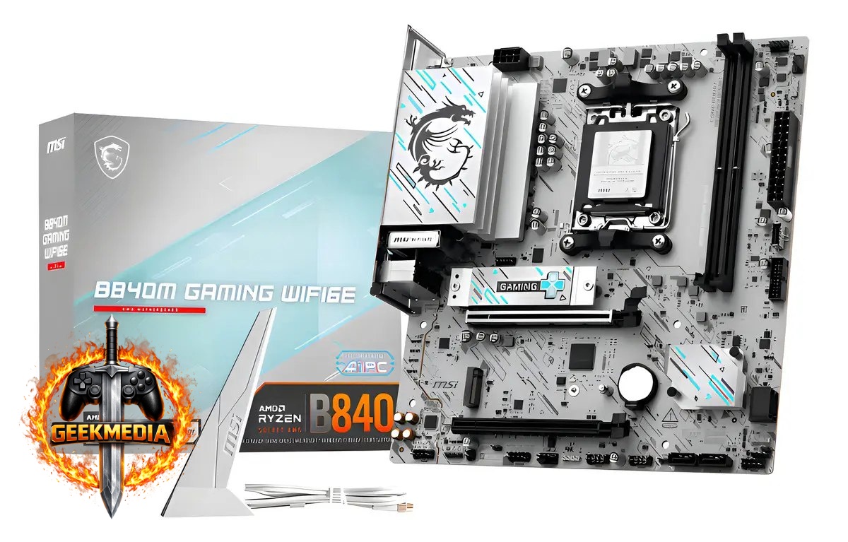Placa Mãe MSI B840M Gaming WiFi6E AM5