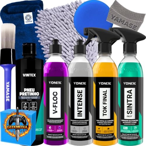 Kit Lavagem Completa Intense Sintra Fast Pneu Pretinho