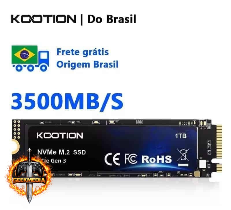 SSD NVMe Kootion 1TB 3500MBps