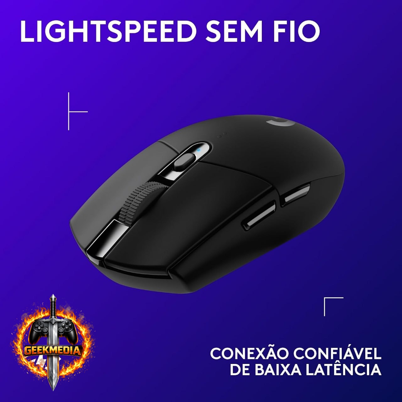 Mouse Gamer Sem Fio Logitech G305
