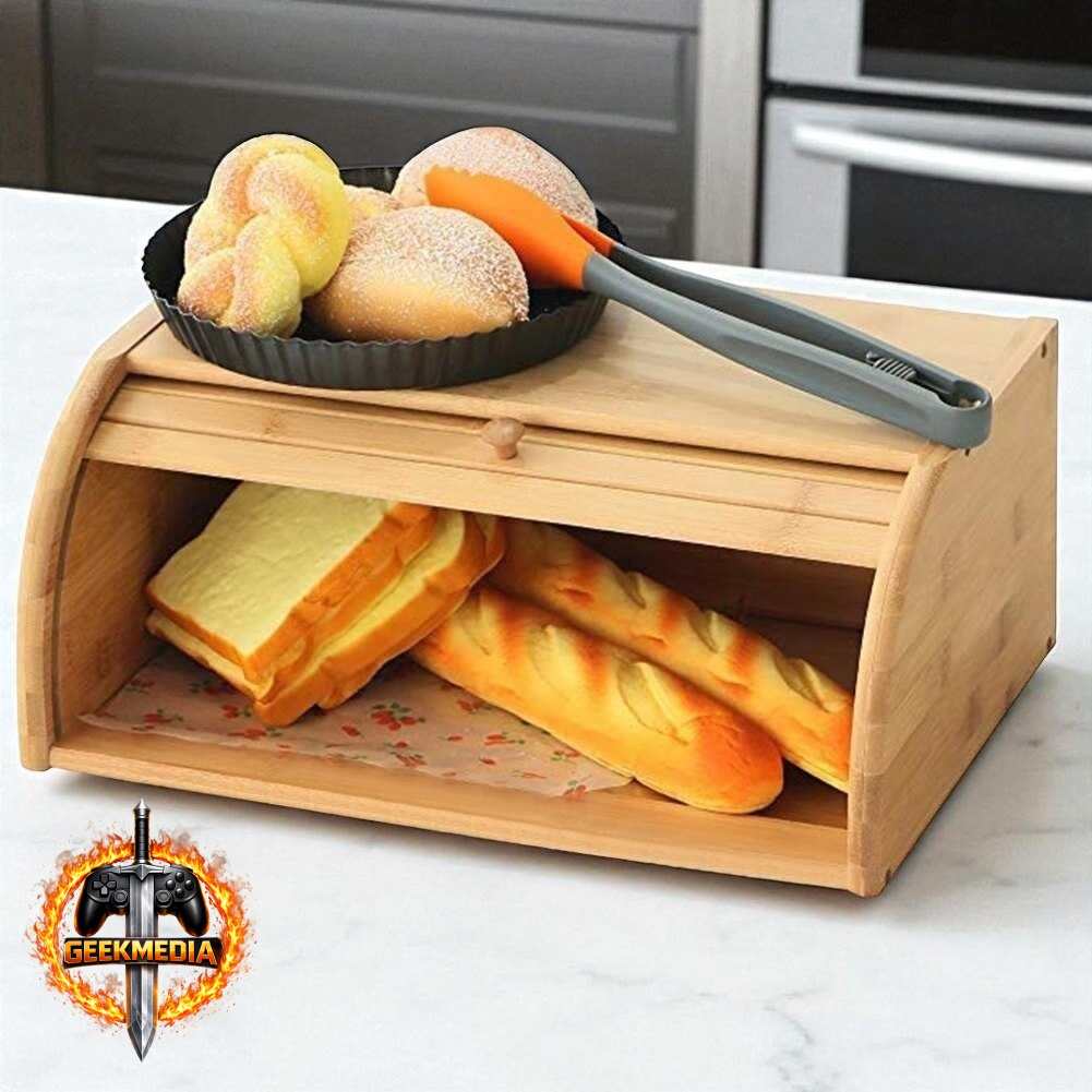 Cesto Porta Pães MDF Retrátil