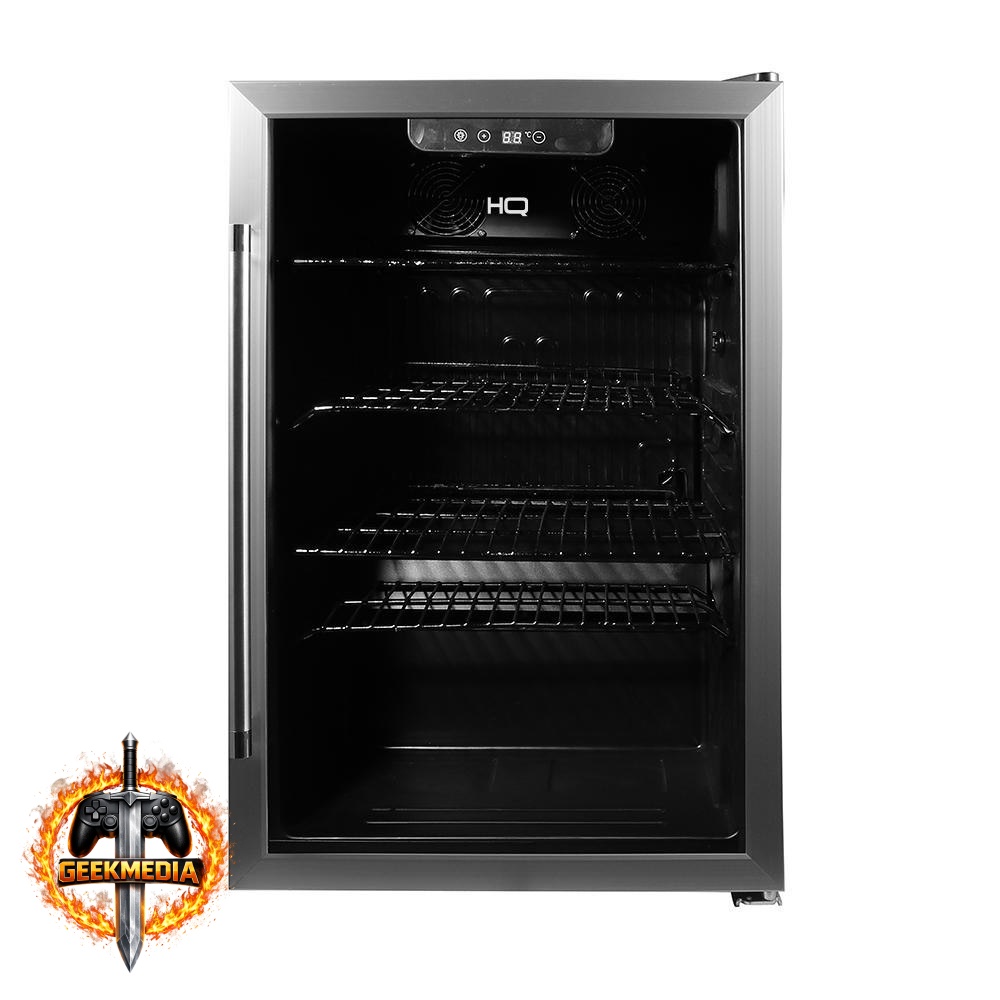 Cervejeira HQ 125L Vidro Duplo Low-E Inox Touch