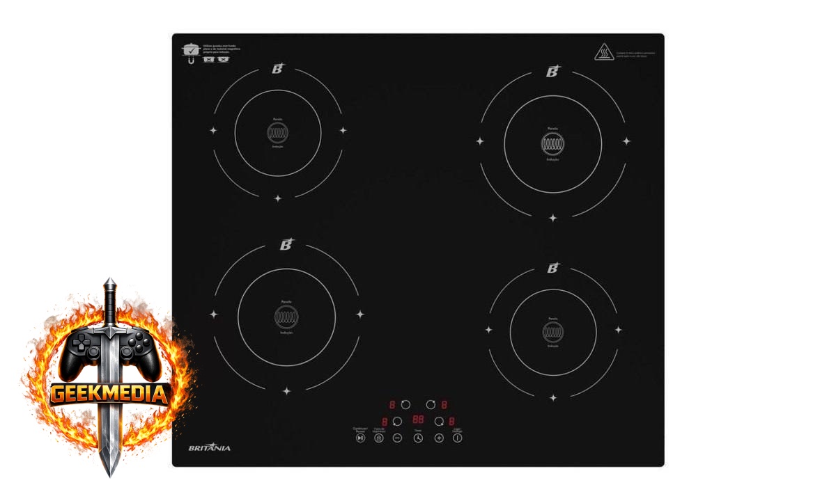 Cooktop De Indução Britânia 6000W Bcte40a 220V