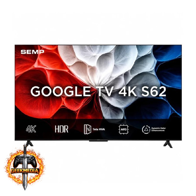 Smart TV Semp 43" 4K S62 Google TV