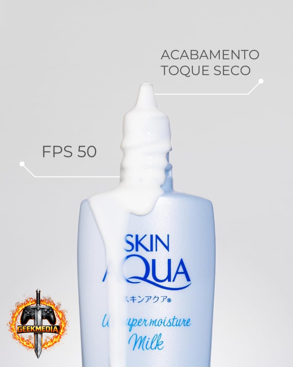 Protetor Solar SKIN AQUA Super Moisture Milk FPS50