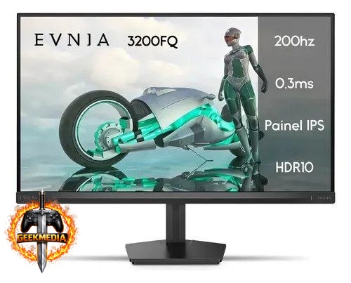 Monitor Gamer Phillips 23.8" Full HD IPS 200Hz