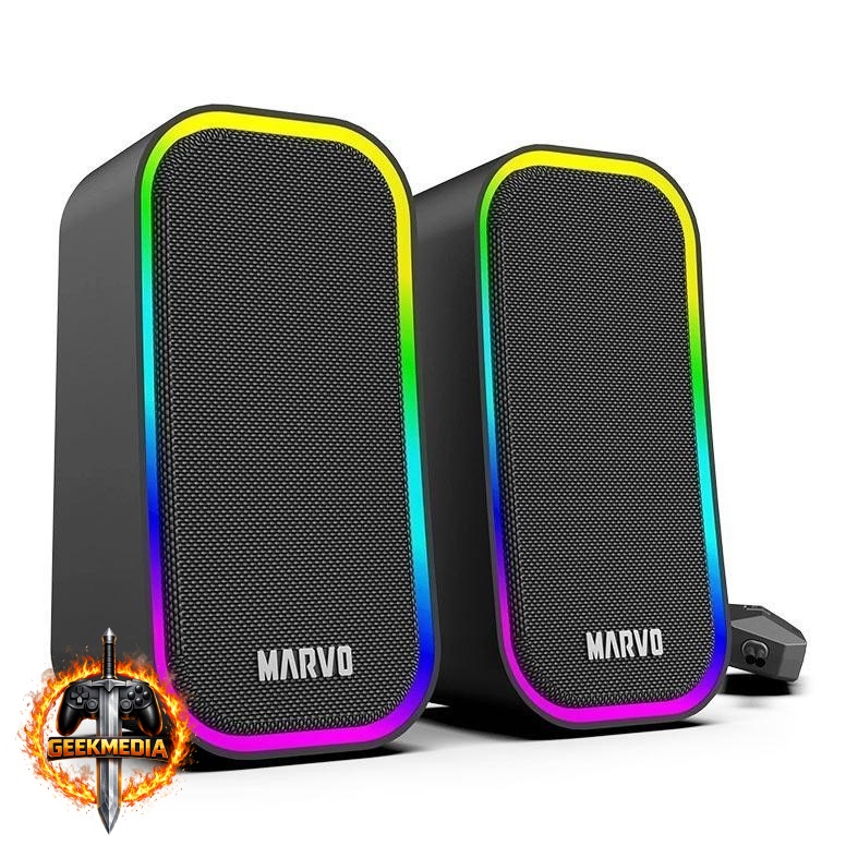 Caixa de Som Marvo SG-285 RGB 3W RMS