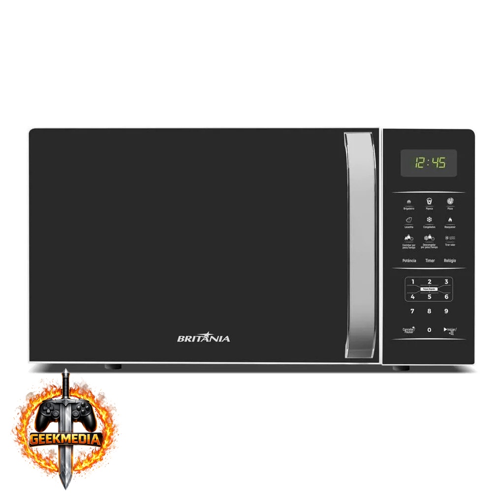 Micro-ondas Britânia 20L Pintura Limpa Fácil BMO23 110V
