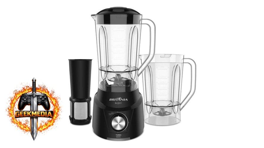 Liquidificador Britânia Blqe01 2 copos 2,6L 900W