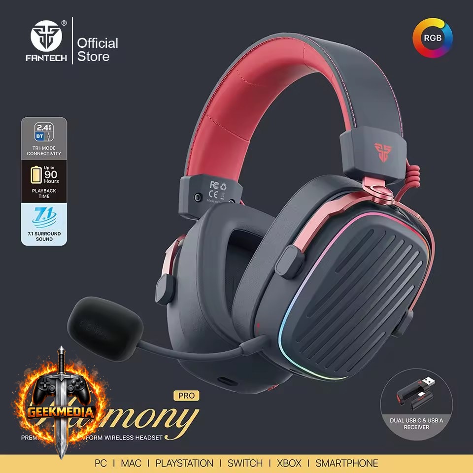 Headset Gamer Fantech Harmony PRO Wireless