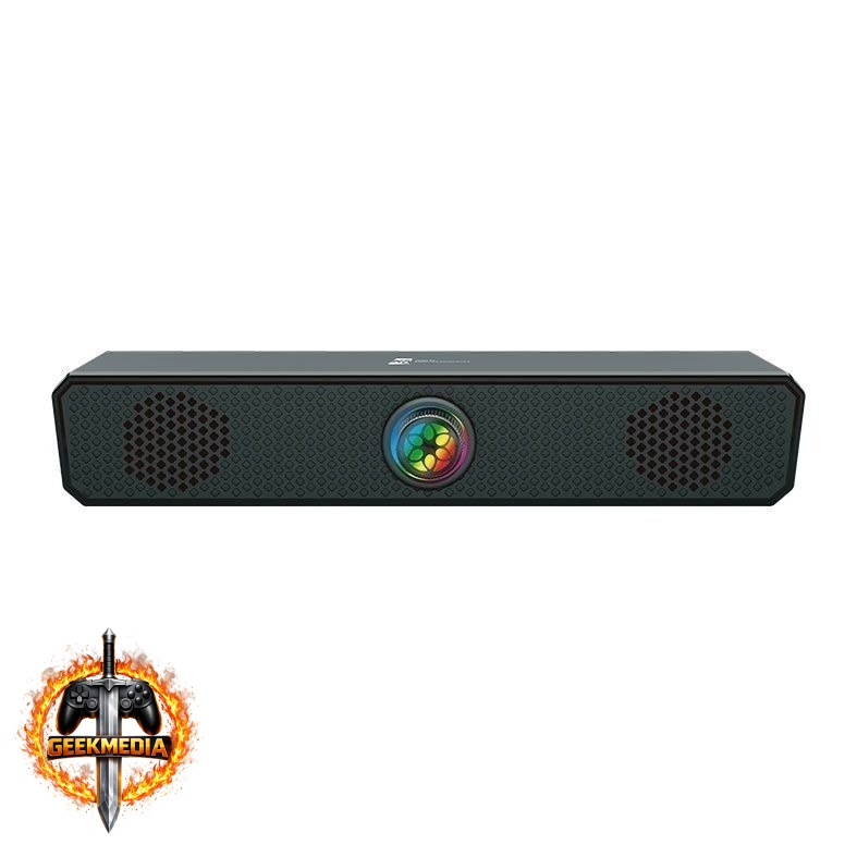 Caixa de Som R8 SP04, 2x3W Rms, USB, Preto