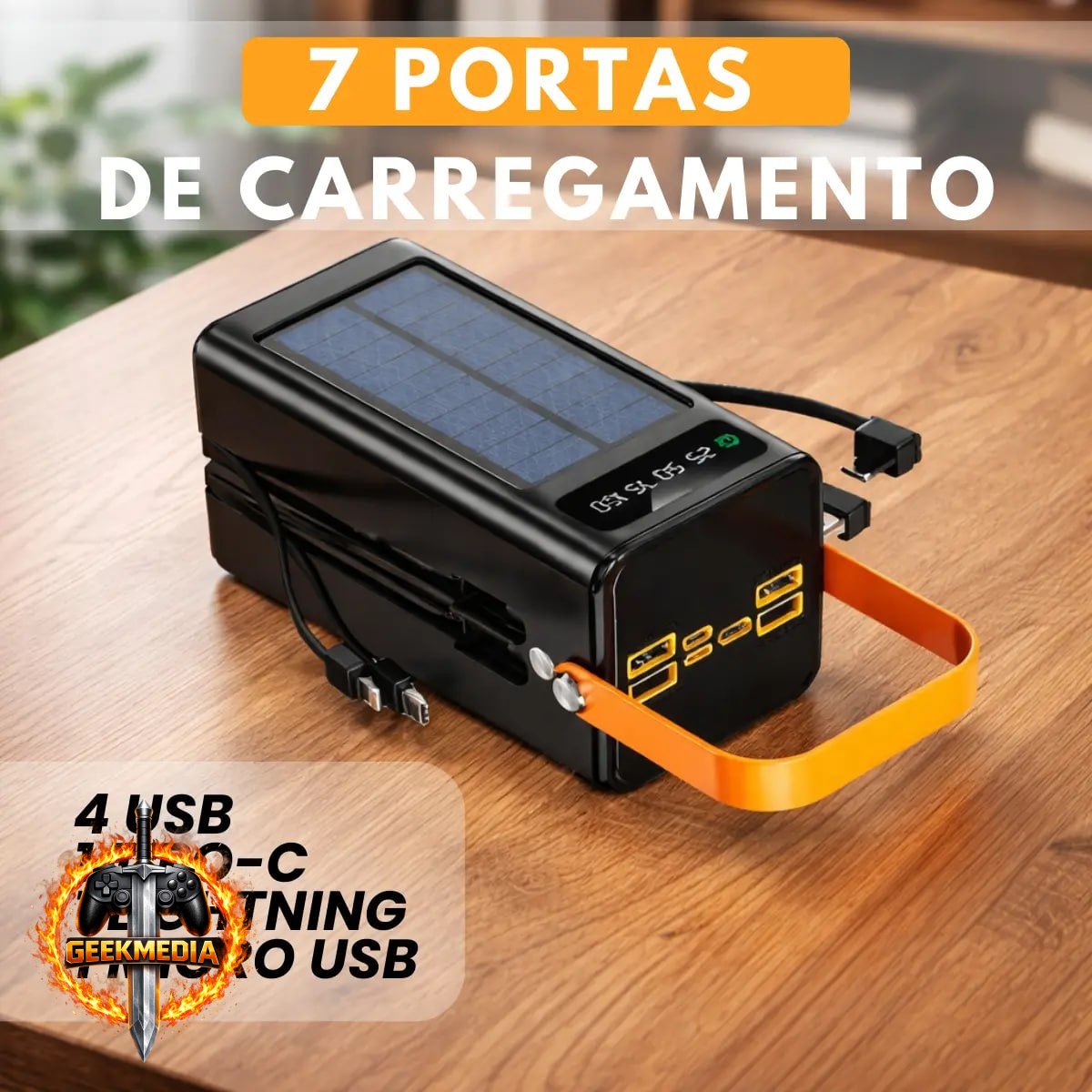 Power Bank Solar Turbo 50.000mAh